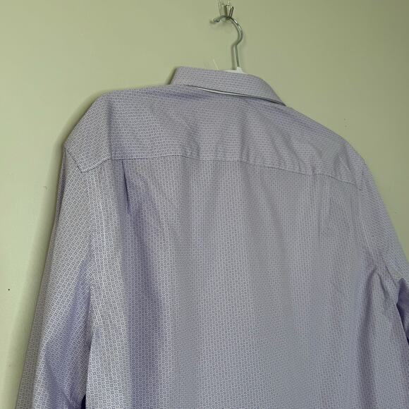 Artefact Purple Long Sleeve Button Up Shirt Men Regular Fit NWT Size Large Tall - Picture 6 of 10
